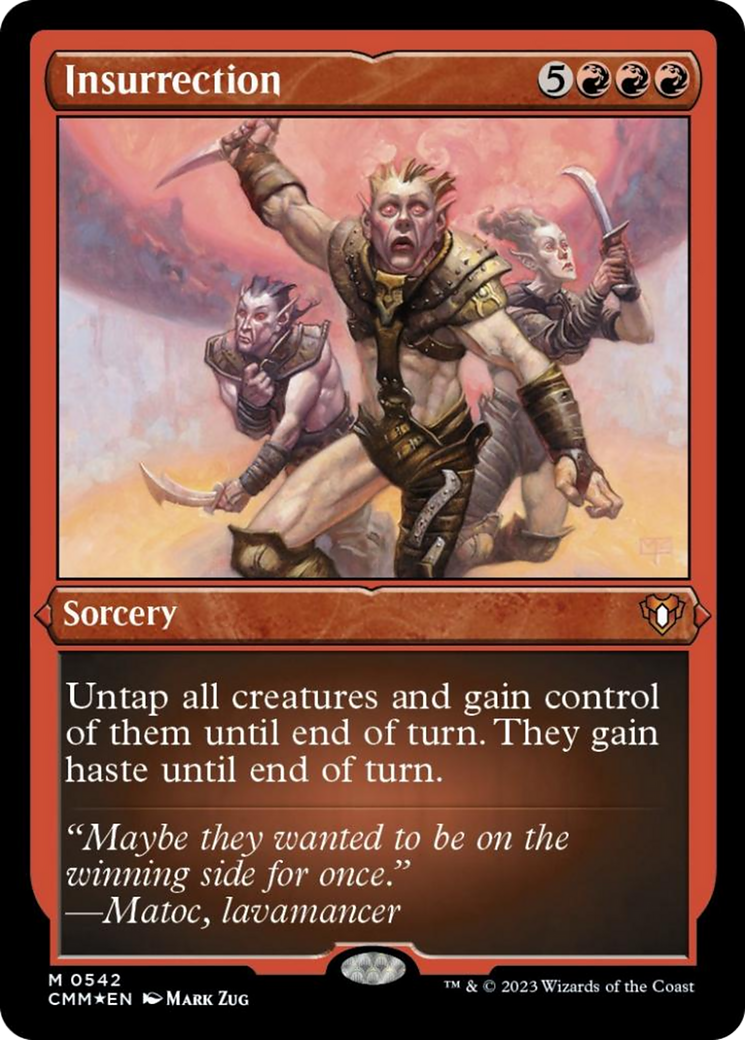 Insurrection (Foil Etched) [Commander Masters] | Webway Games