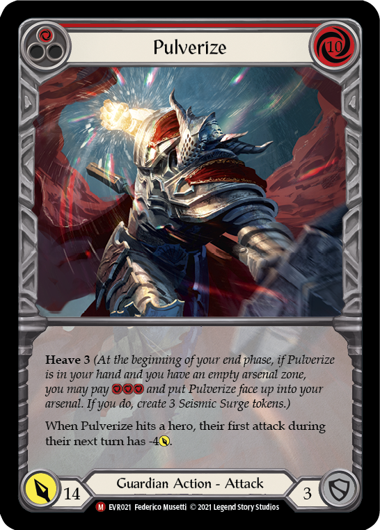 Pulverize [EVR021] (Everfest)  1st Edition Extended Art Rainbow Foil | Webway Games
