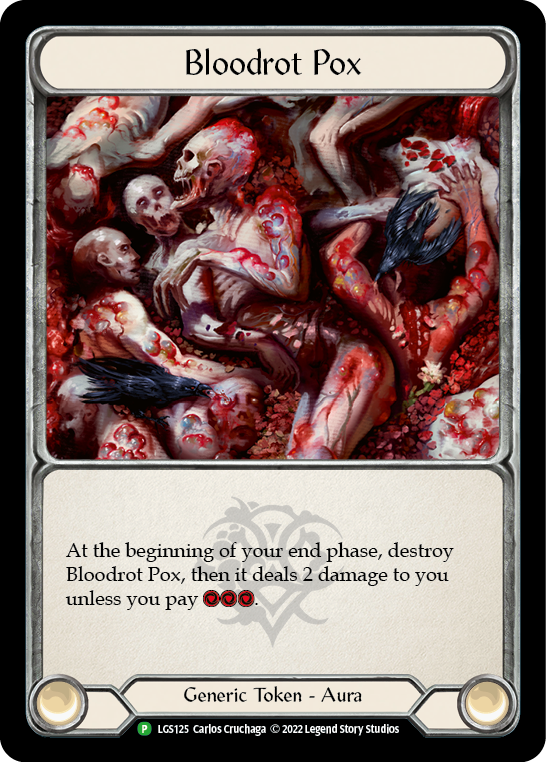 Bloodrot Pox // Frailty [LGS125 // LGS126] (Promo)  Cold Foil | Webway Games