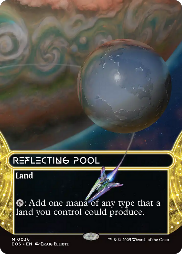 Reflecting Pool (0036) (Borderless) [Edge of Eternities: Stellar Sights] | Webway Games