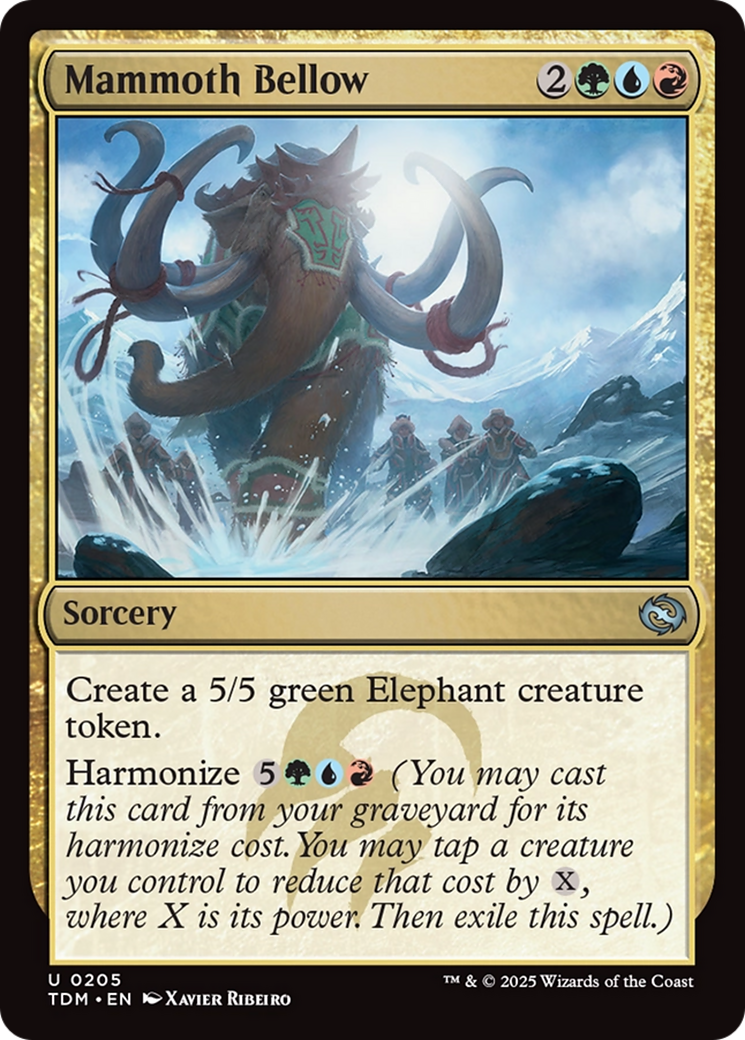 Mammoth Bellow [Tarkir: Dragonstorm] | Webway Games