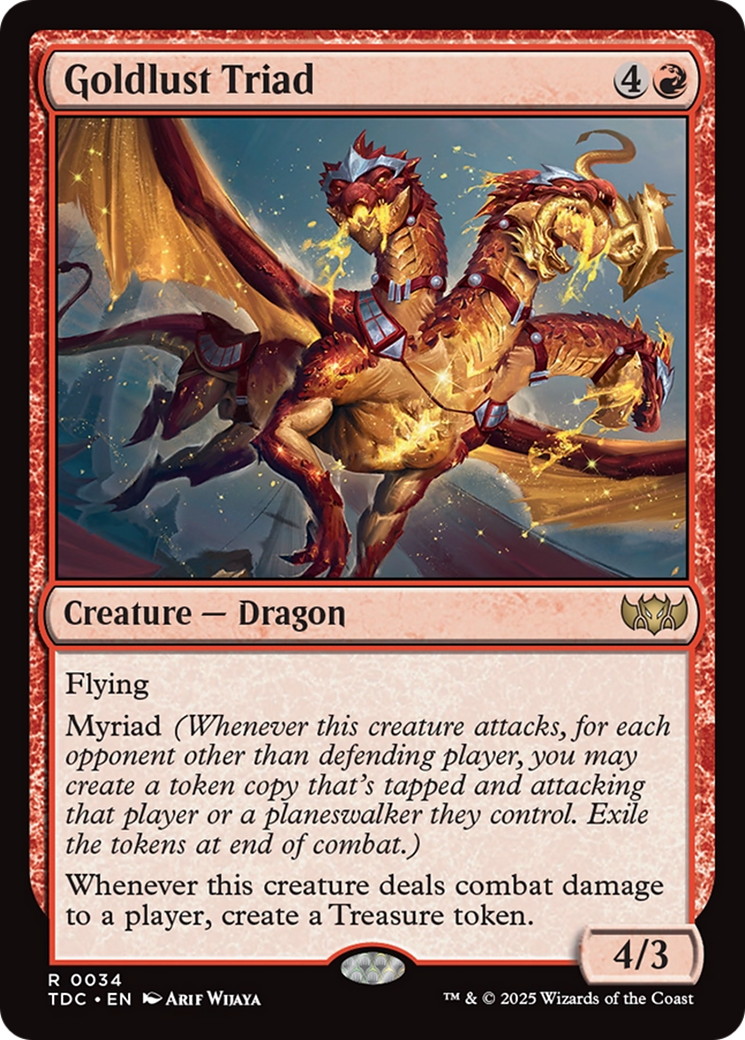 Goldlust Triad [Tarkir: Dragonstorm Commander] | Webway Games