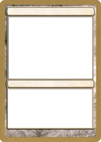 2004 World Championship Blank Card [World Championship Decks 2004] | Webway Games