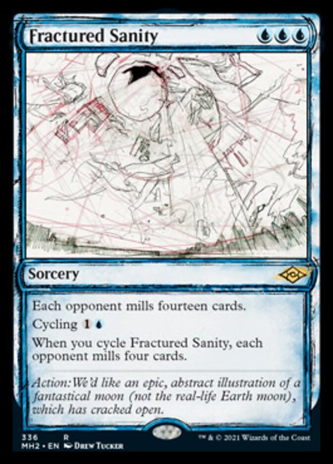 Fractured Sanity (Sketch) [Modern Horizons 2] | Webway Games
