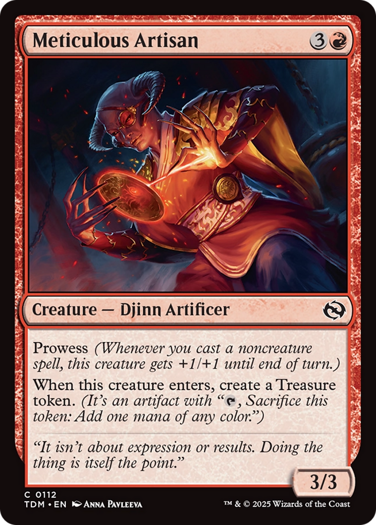 Meticulous Artisan [Tarkir: Dragonstorm] | Webway Games