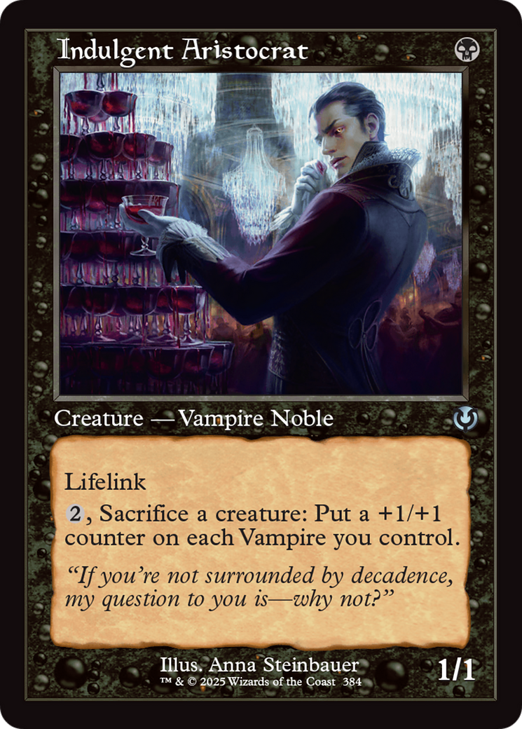 Indulgent Aristocrat (Retro Frame) [Innistrad Remastered] | Webway Games