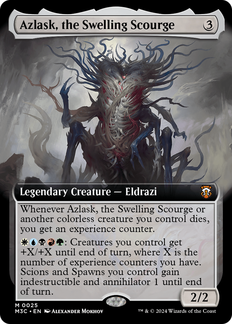 Azlask, the Swelling Scourge (Extended Art) [Modern Horizons 3 Commander] | Webway Games