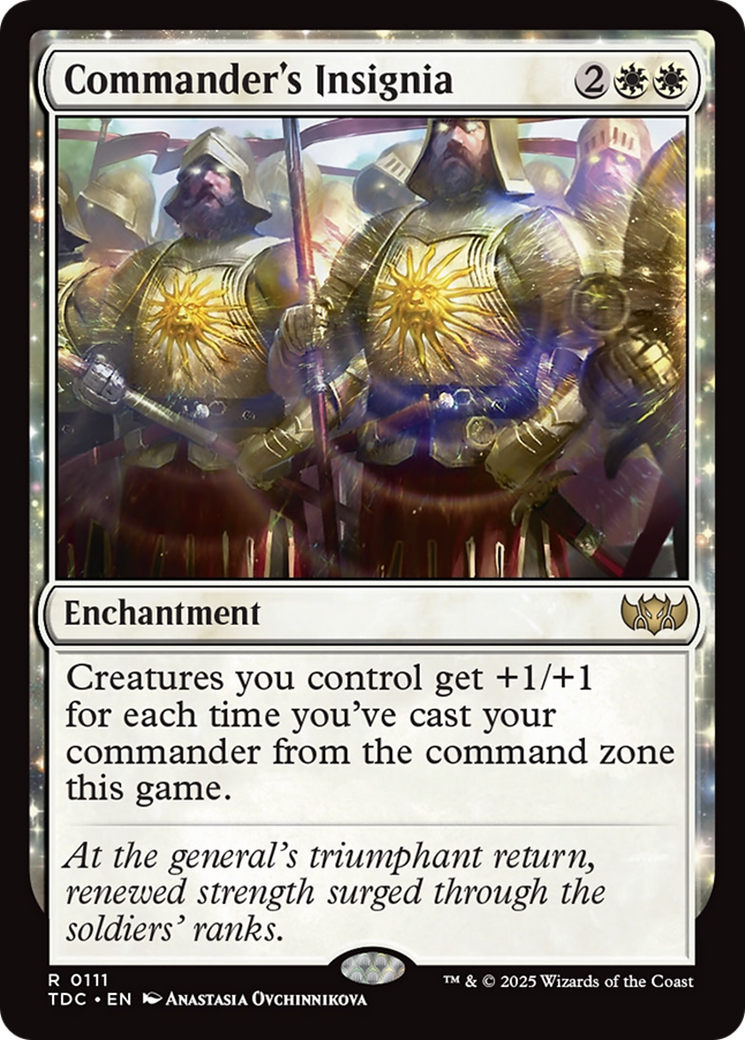 Commander's Insignia [Tarkir: Dragonstorm Commander] | Webway Games