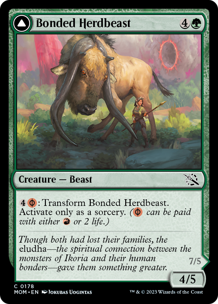 Bonded Herdbeast // Plated Kilnbeast [March of the Machine] | Webway Games