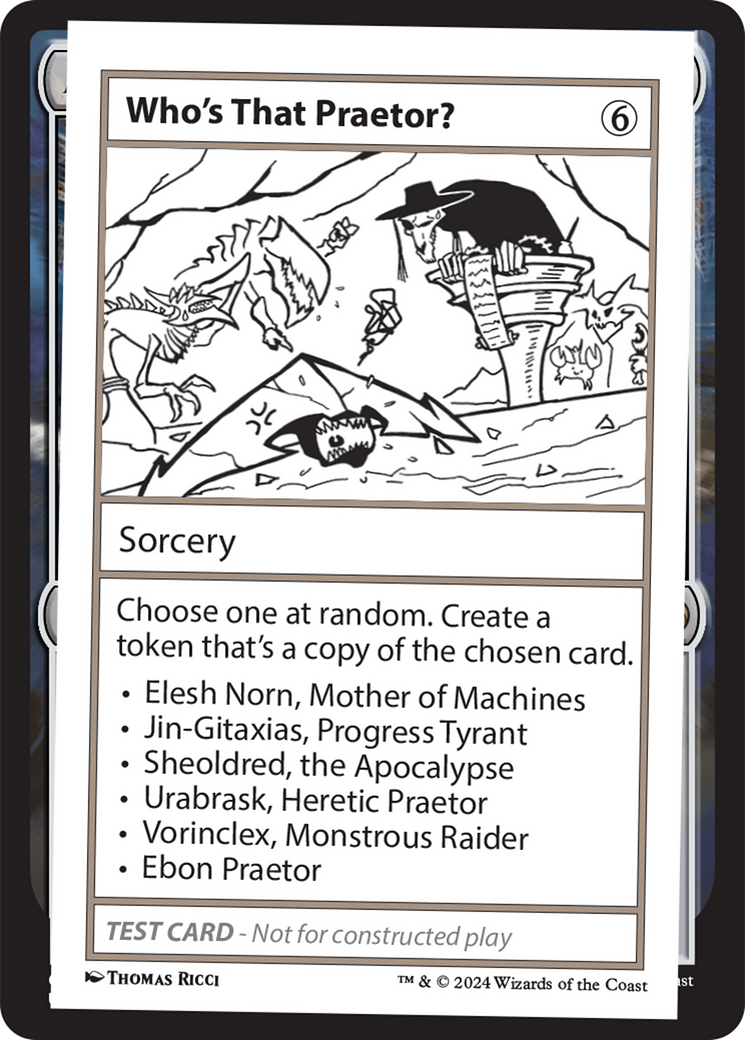Who's That Praetor? [Mystery Booster 2 Playtest Cards] | Webway Games