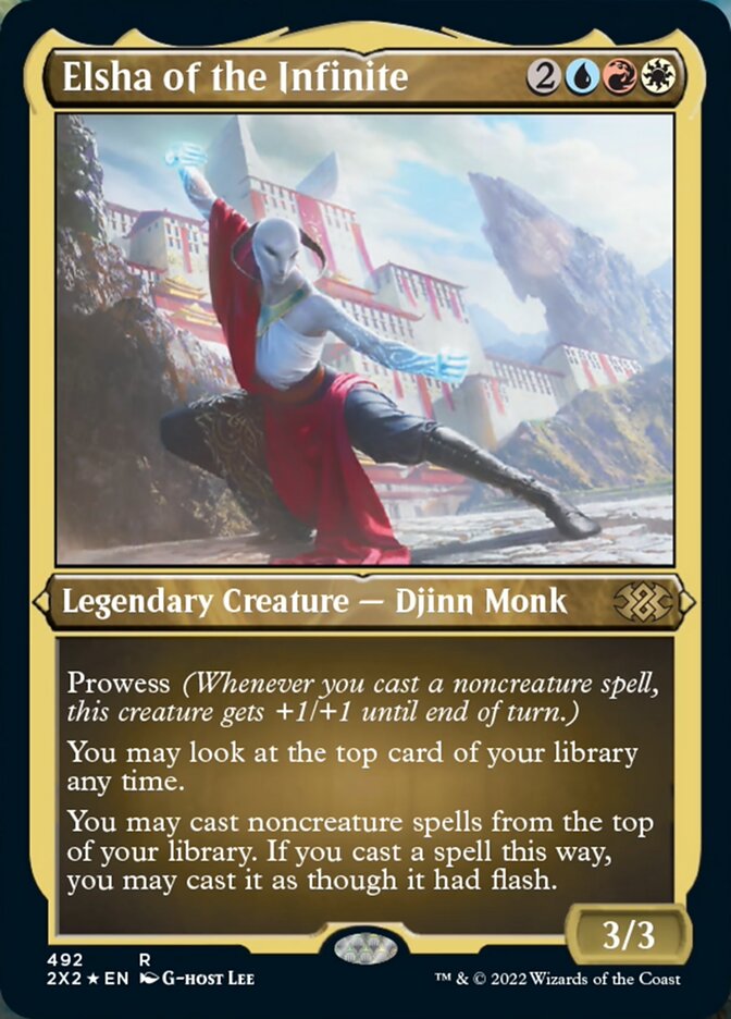 Elsha of the Infinite (Foil Etched) [Double Masters 2022] | Webway Games