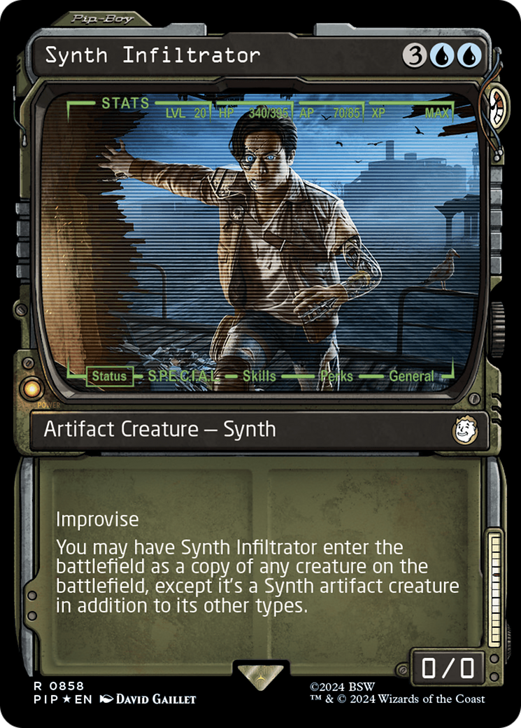 Synth Infiltrator (Showcase) (Surge Foil) [Fallout] | Webway Games