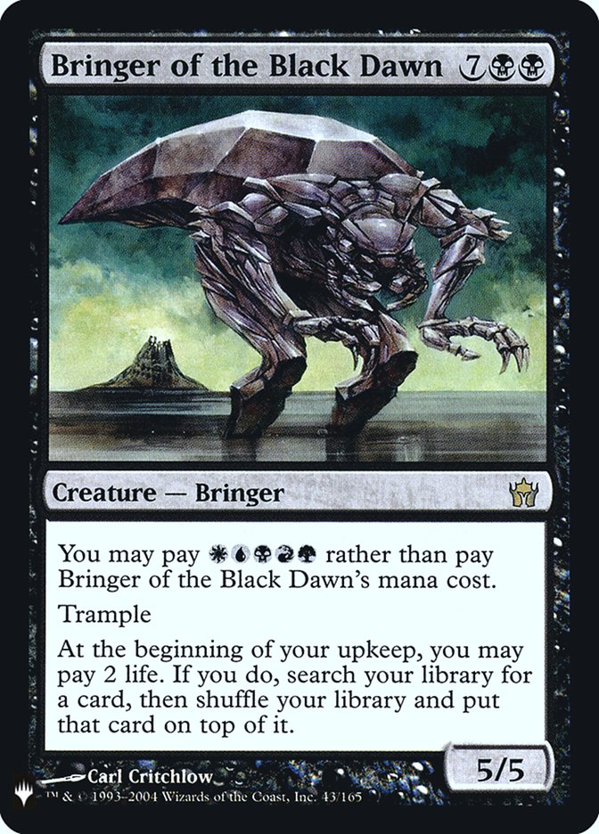 Bringer of the Black Dawn [Mystery Booster] | Webway Games