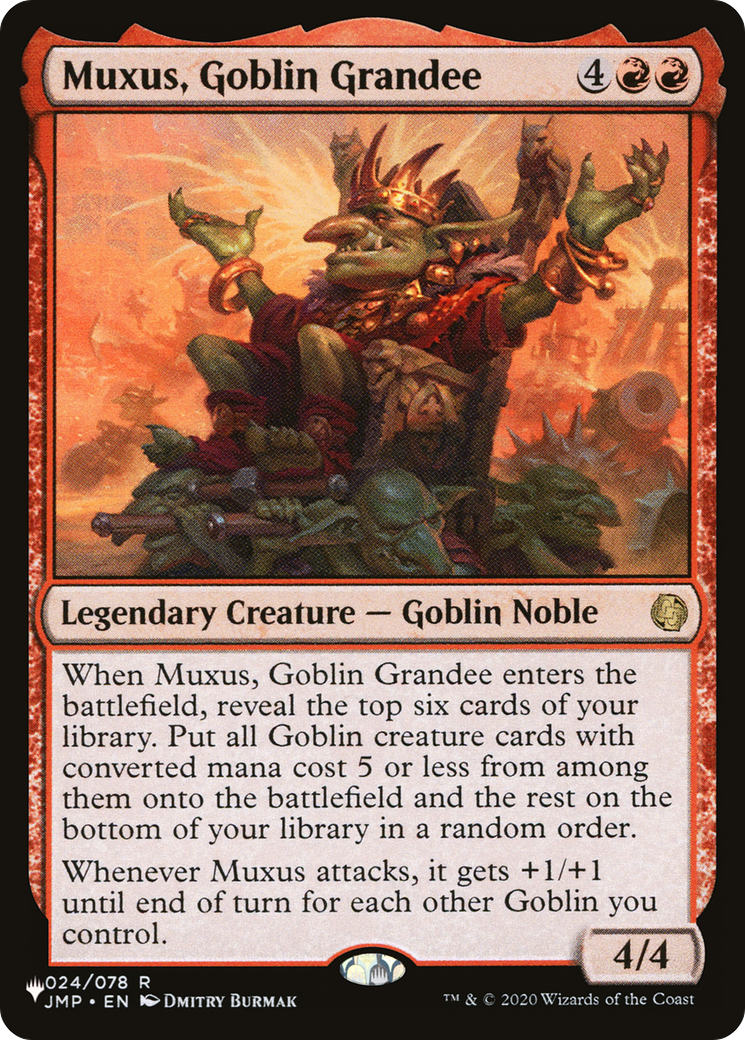 Muxus, Goblin Grandee [The List] | Webway Games