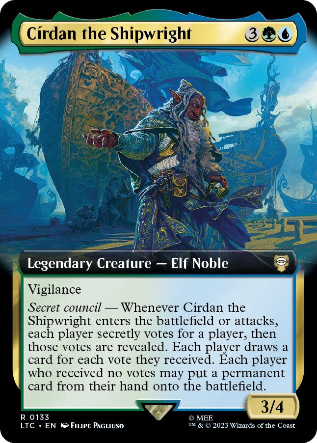 Cirdan the Shipwright (Extended Art) [The Lord of the Rings: Tales of Middle-Earth Commander] | Webway Games