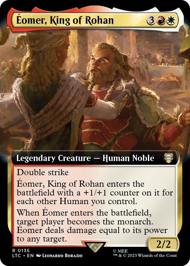 Eomer, King of Rohan (Extended Art) [The Lord of the Rings: Tales of Middle-Earth Commander] | Webway Games
