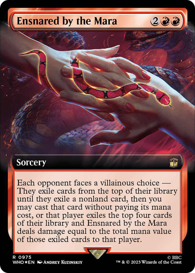 Ensnared by the Mara (Extended Art) (Surge Foil) [Doctor Who] | Webway Games