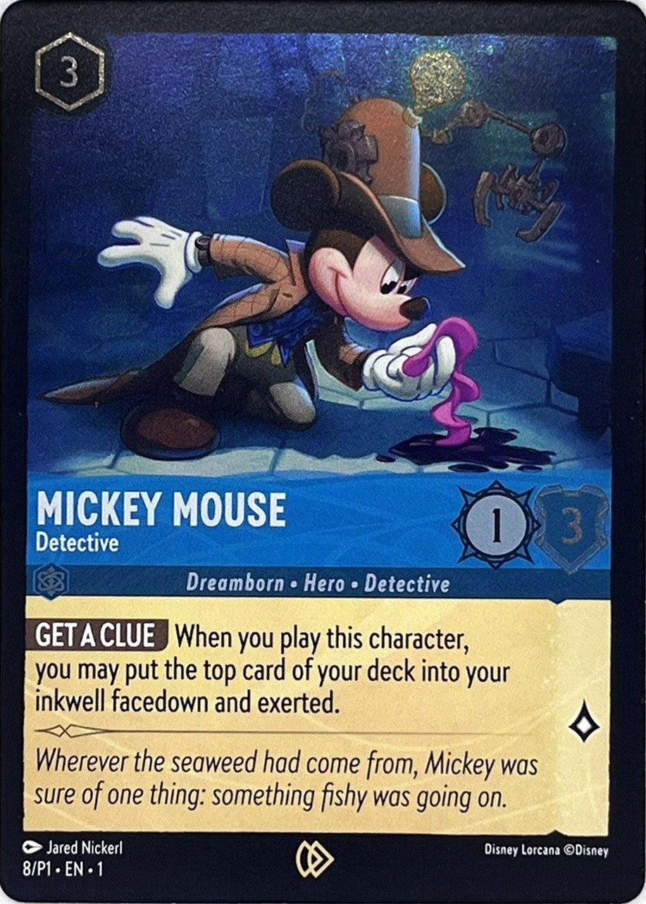 Mickey Mouse - Detective (8) [Promo Cards] | Webway Games