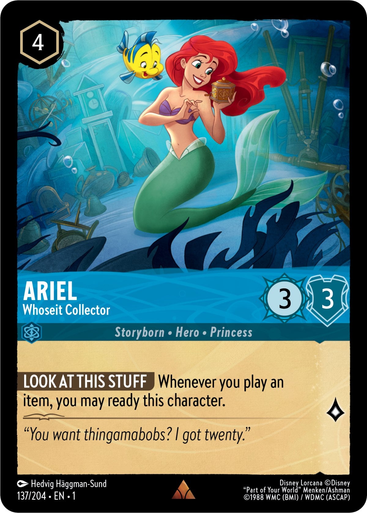 Ariel - Whoseit Collector (137/204) [The First Chapter] | Webway Games