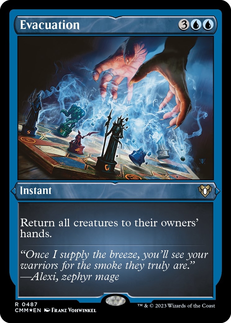 Evacuation (Foil Etched) [Commander Masters] | Webway Games