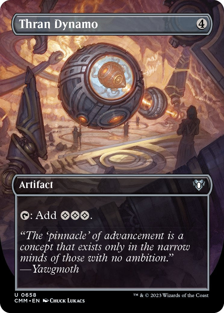 Thran Dynamo (Borderless Alternate Art) [Commander Masters] | Webway Games