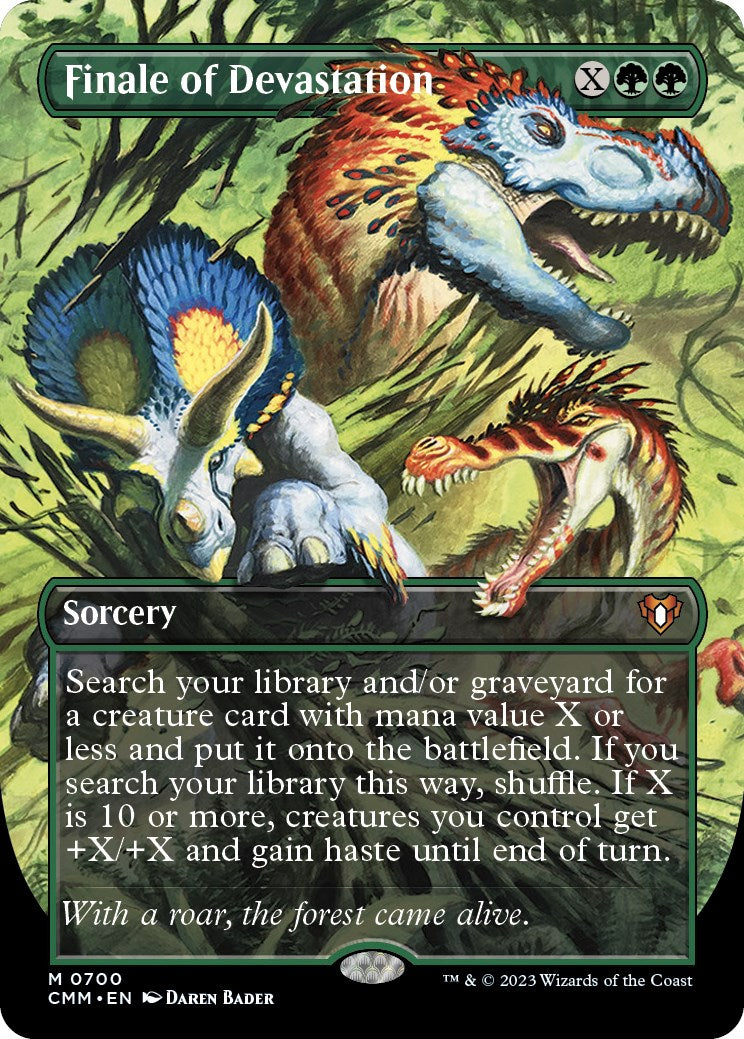 Finale of Devastation (Borderless Alternate Art) [Commander Masters] | Webway Games