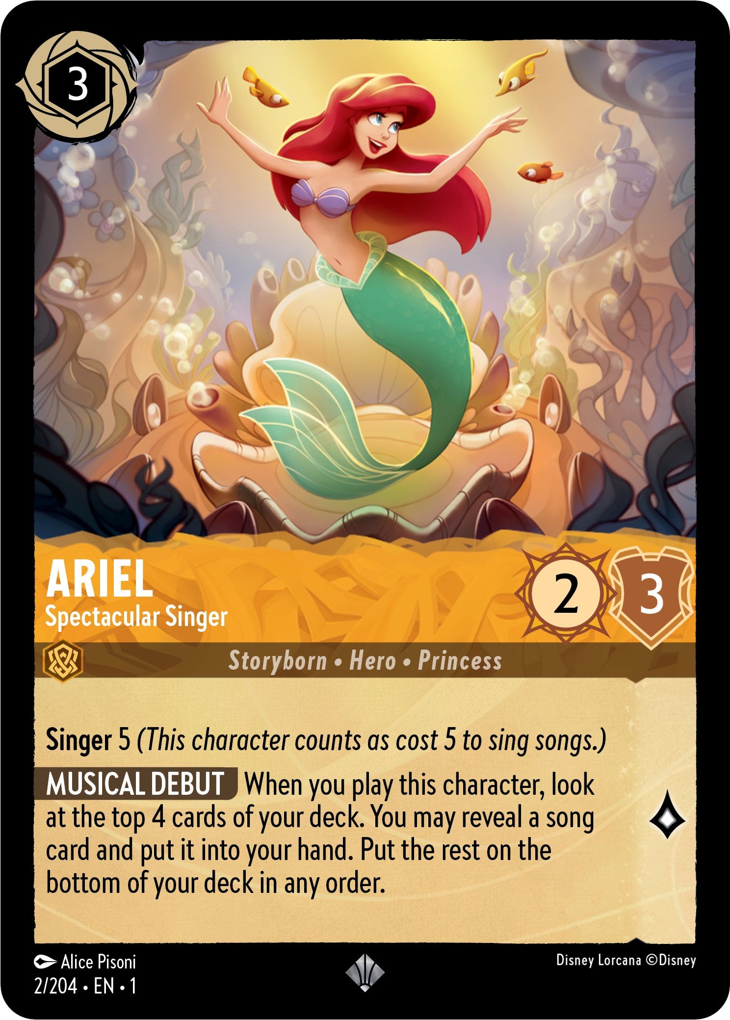 Ariel - Spectactular Singer (2/204) [The First Chapter] | Webway Games