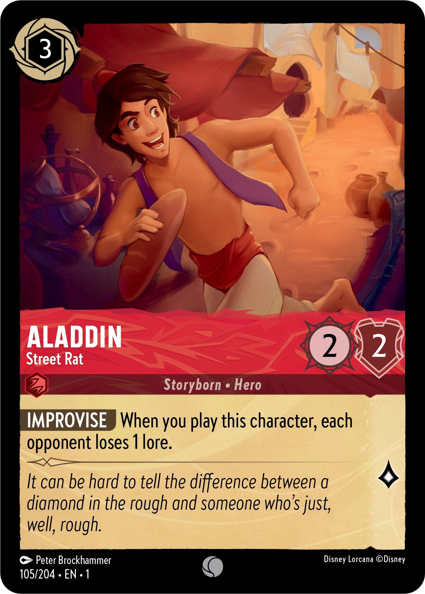 Aladdin - Street Rat (105/204) [The First Chapter] | Webway Games
