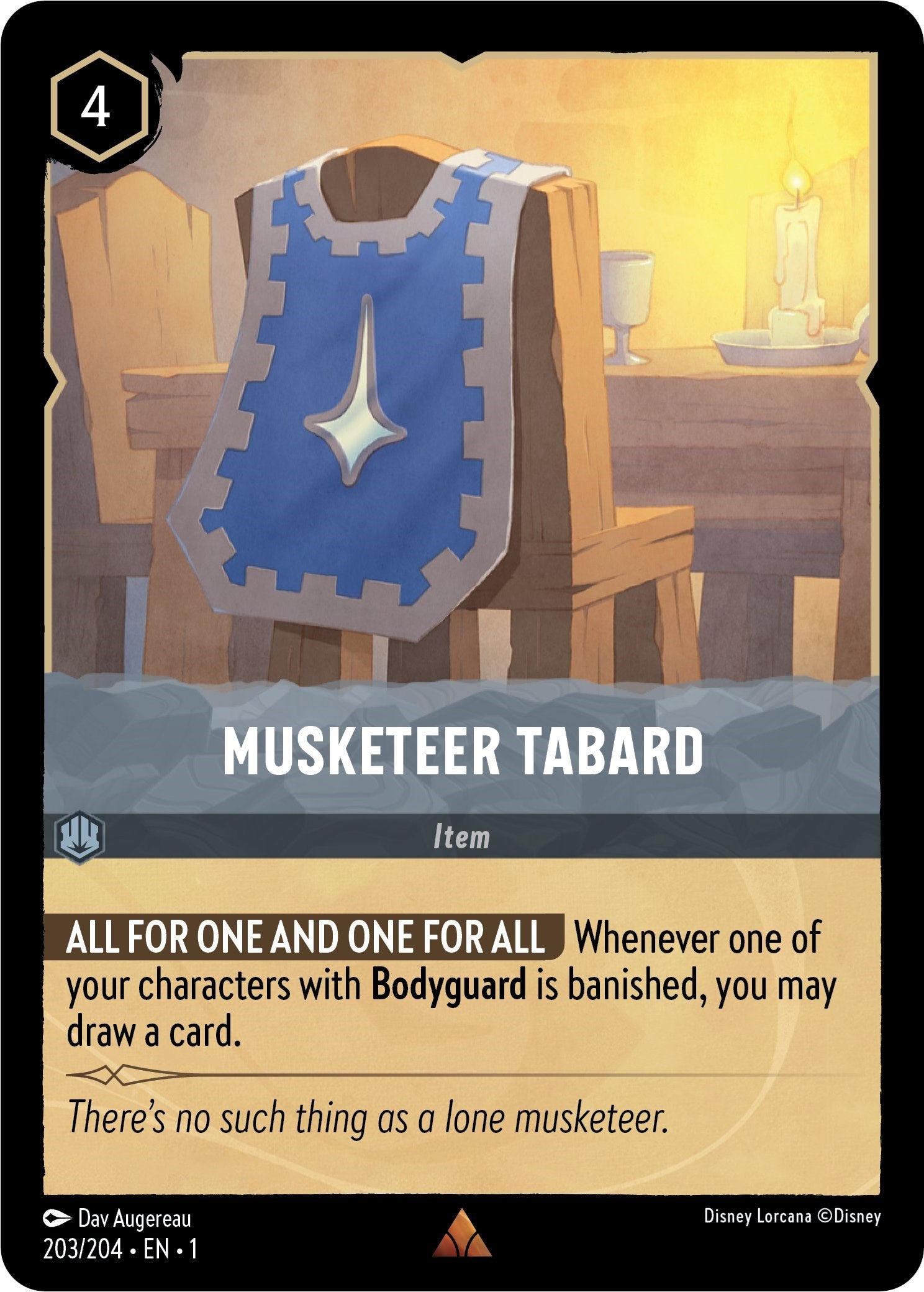 Musketeer Tabard (203/204) [The First Chapter] | Webway Games