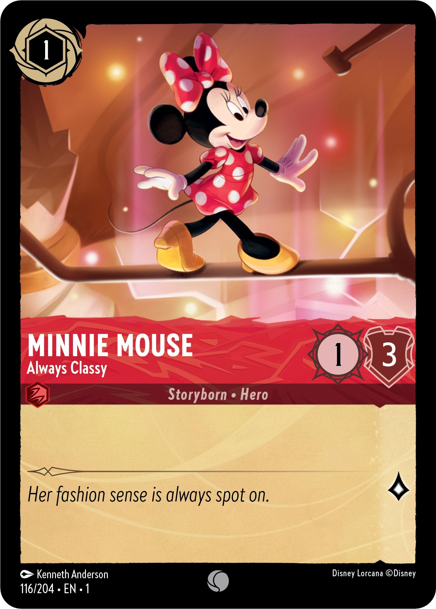 Minnie Mouse - Always Classy (116/204) [The First Chapter] | Webway Games