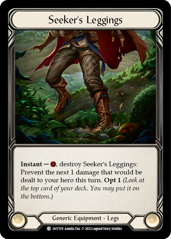 Seeker's Leggings [OUT178] (Outsiders)  Rainbow Foil | Webway Games