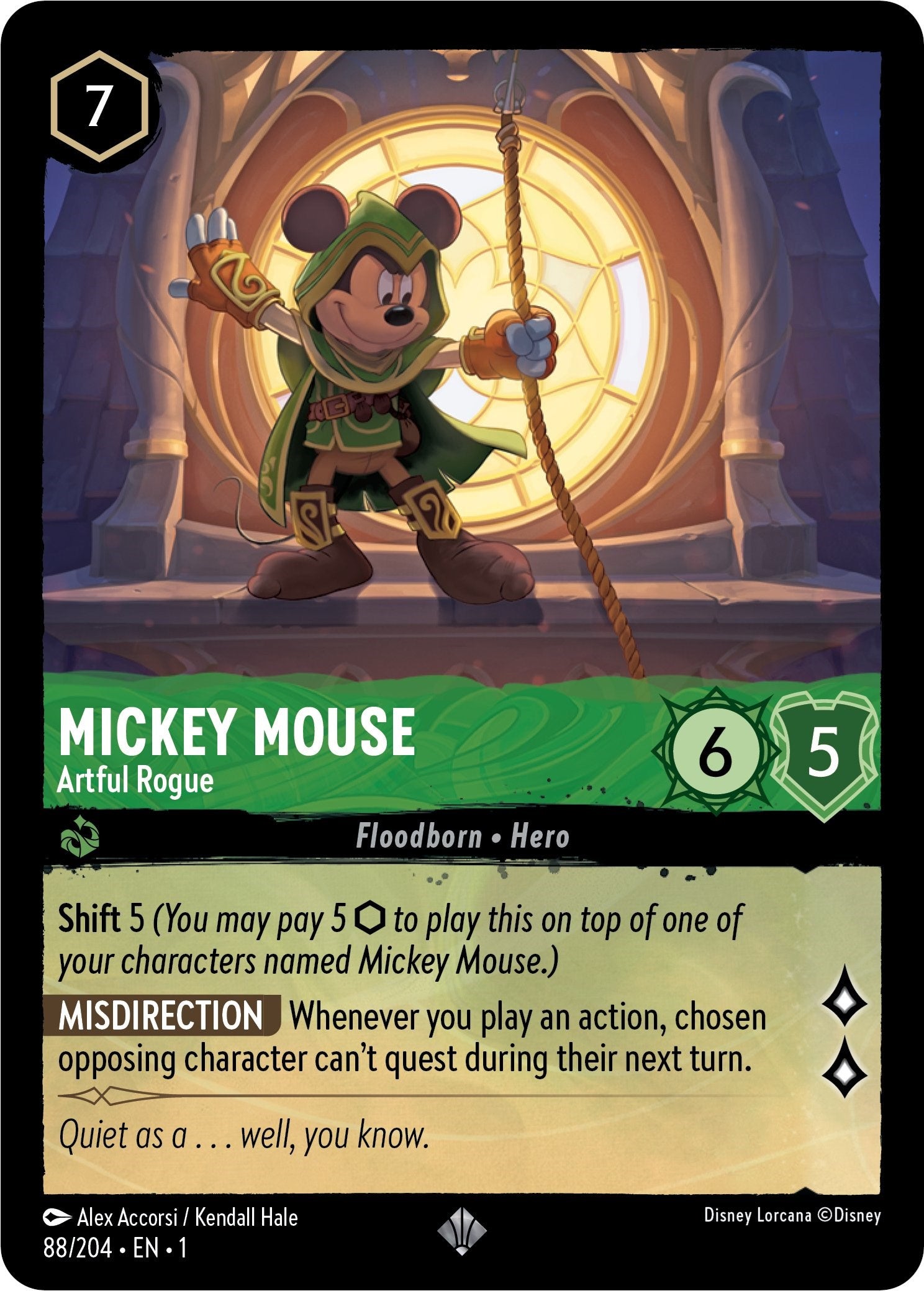Mickey Mouse - Artful Rogue (88/204) [The First Chapter] | Webway Games