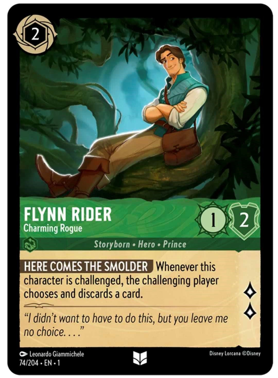 Flynn Rider - Charming Rogue (74/204) [The First Chapter] | Webway Games