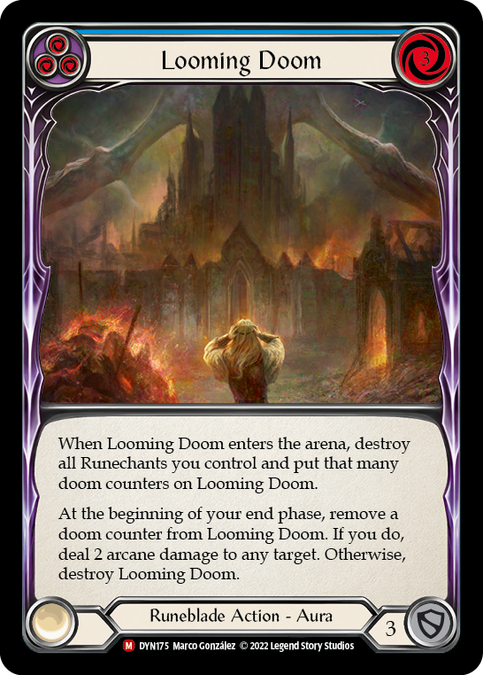 Looming Doom [DYN175] (Dynasty)  Rainbow Foil | Webway Games