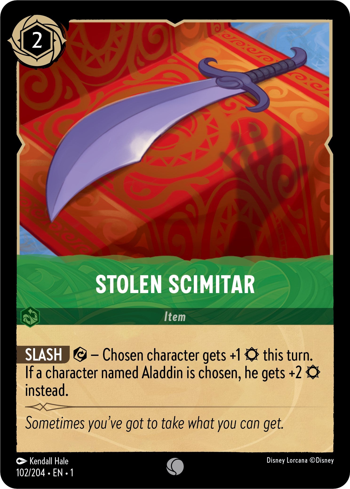 Stolen Scimitar (102/204) [The First Chapter] | Webway Games