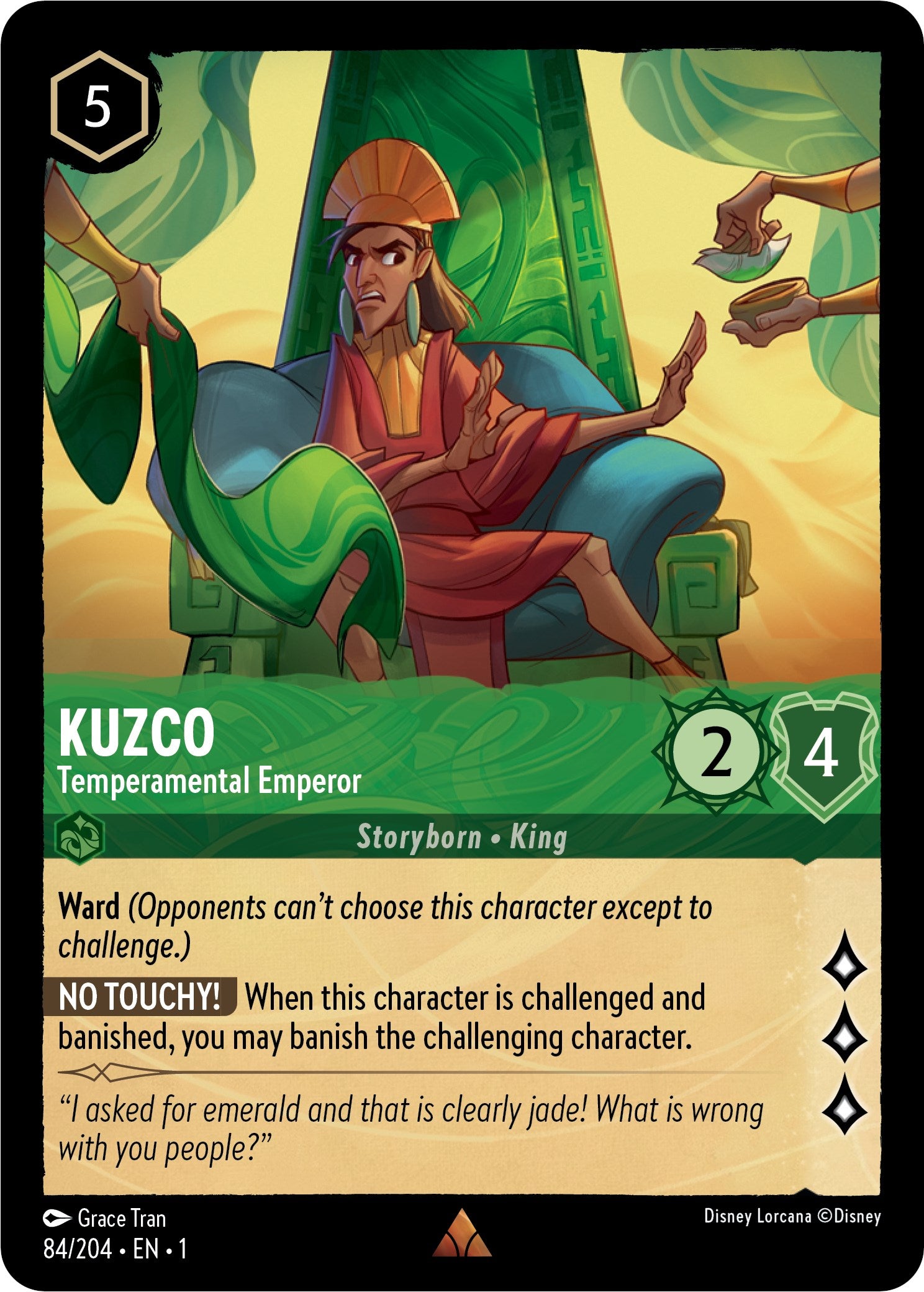 Kuzco - Temperamental Emperor (84/204) [The First Chapter] | Webway Games