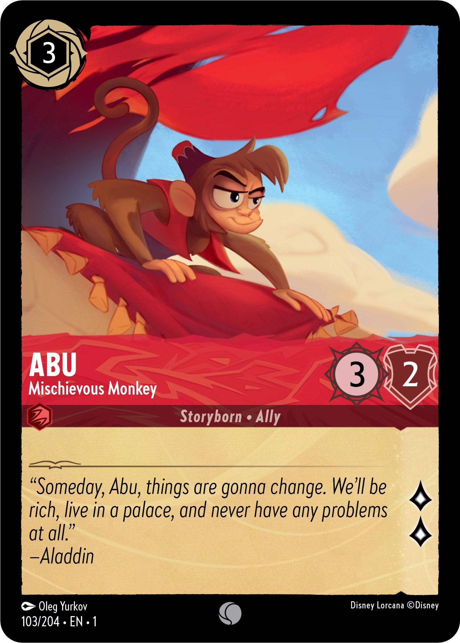 Abu - Mischievous Monkey (103/204) [The First Chapter] | Webway Games