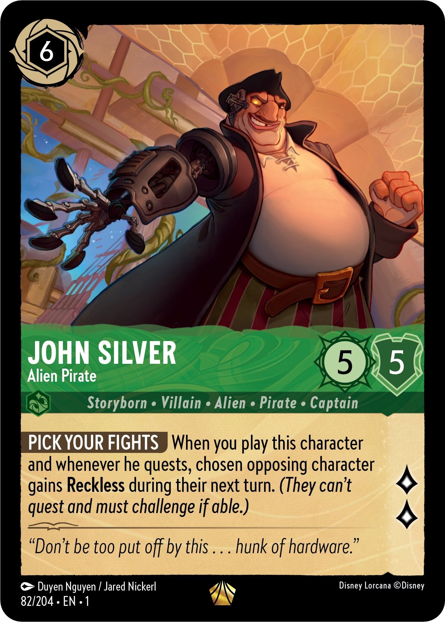John Silver - Alien Pirate (82/204) [The First Chapter] | Webway Games