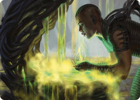 Necrogen Communion Art Card [Phyrexia: All Will Be One Art Series] | Webway Games