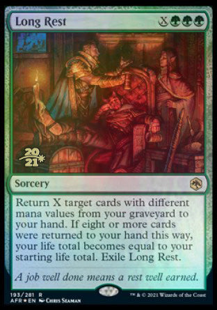 Long Rest [Dungeons & Dragons: Adventures in the Forgotten Realms Prerelease Promos] | Webway Games