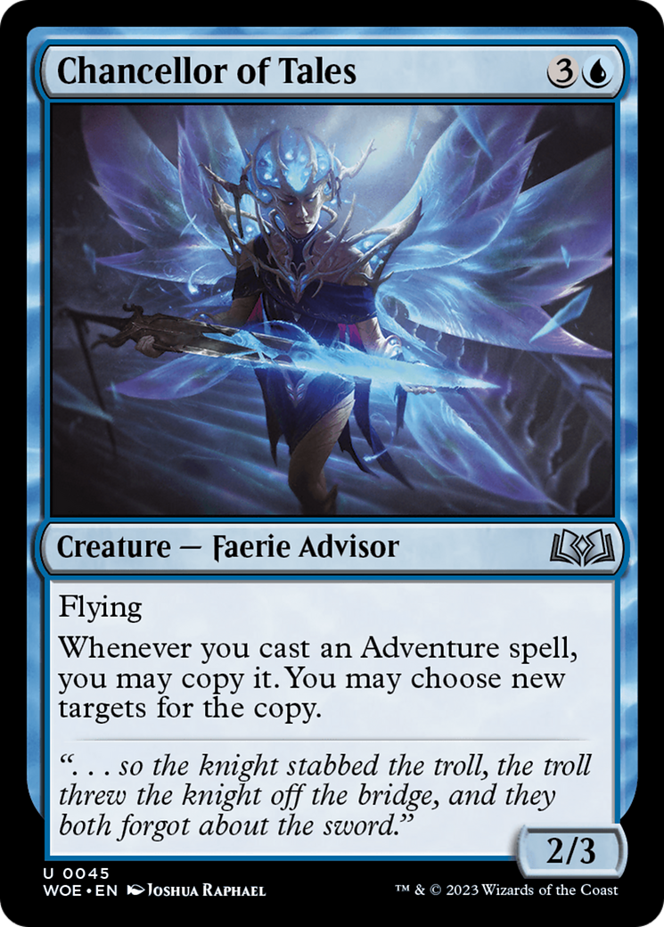 Chancellor of Tales [Wilds of Eldraine] | Webway Games