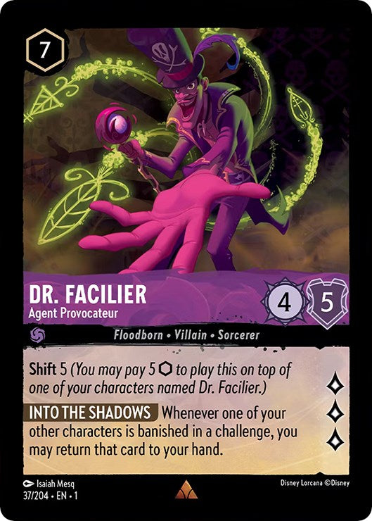 Dr. Facilier - Agent Provocateur (37/204) [The First Chapter] | Webway Games