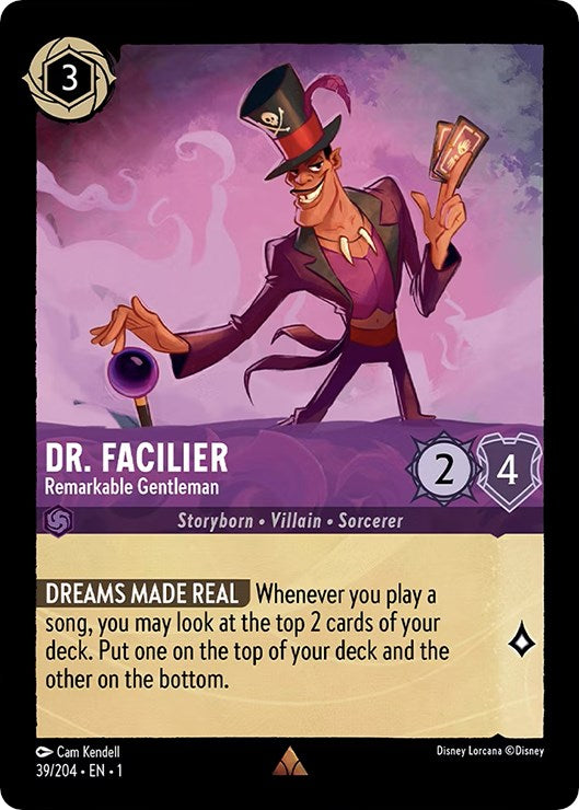 Dr. Facilier - Remarkable Gentleman (39/204) [The First Chapter] | Webway Games