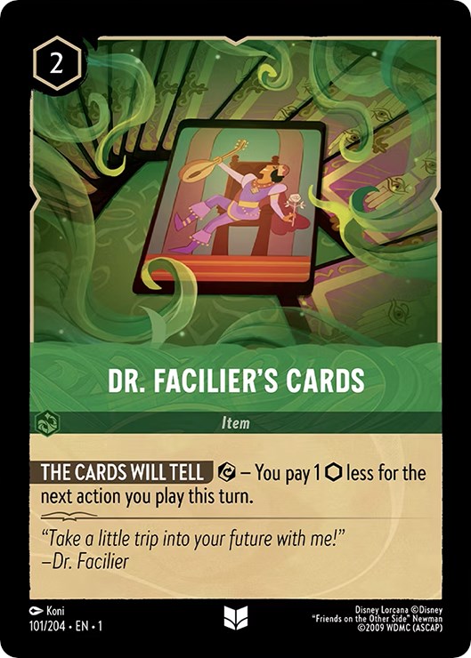 Dr. Facilier's Cards (101/204) [The First Chapter] | Webway Games
