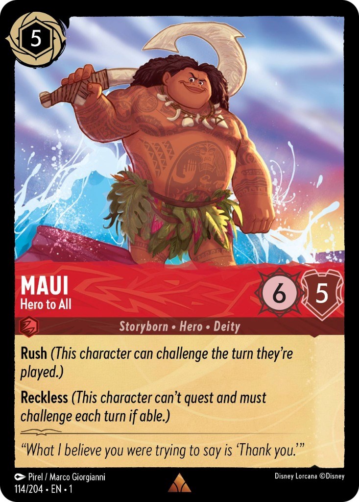 Maui - Hero to All (114/204) [The First Chapter] | Webway Games