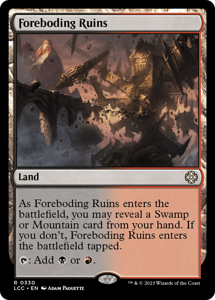 Foreboding Ruins [The Lost Caverns of Ixalan Commander] | Webway Games