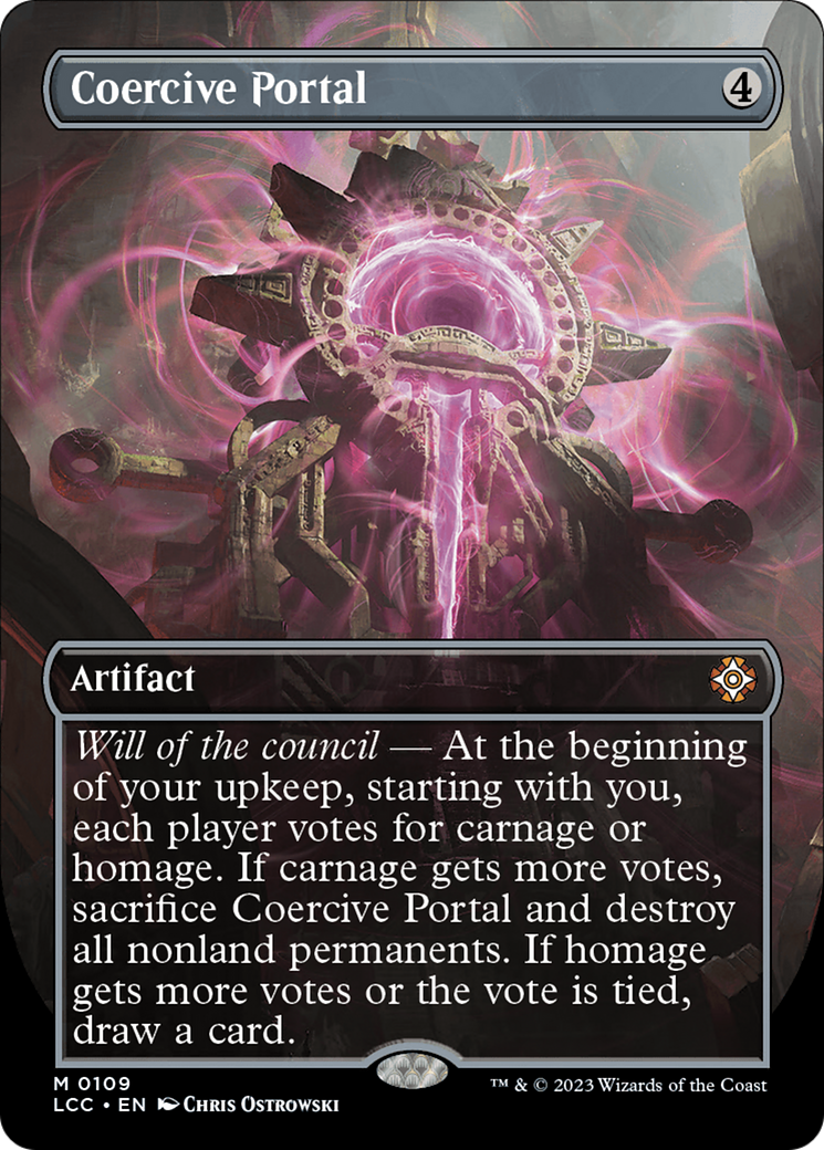 Coercive Portal (Borderless) [The Lost Caverns of Ixalan Commander] | Webway Games