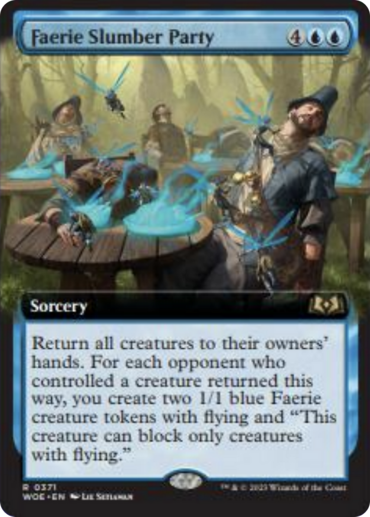 Faerie Slumber Party (Extended Art) [Wilds of Eldraine] | Webway Games
