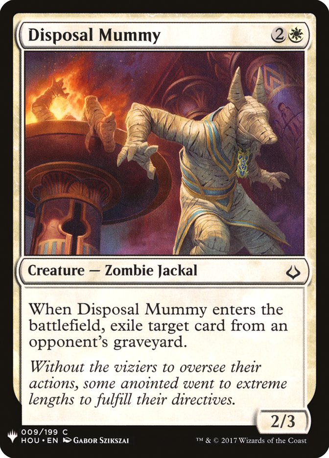 Disposal Mummy [Mystery Booster] | Webway Games