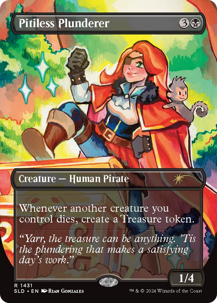 Pitiless Plunderer (Rainbow Foil) [Secret Lair Drop Series] | Webway Games